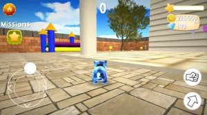 СИМУЛЯТОР Маленького КОТЕНКА #3 Хэллоуин. Жуткий кот в Школе. Cat Simulator с Кидом на пурумчата