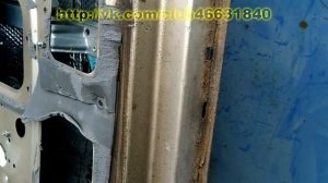 Гранта. Замена заднего крыла. Кузовной ремонт.