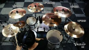 vansir B8 series cymbal set