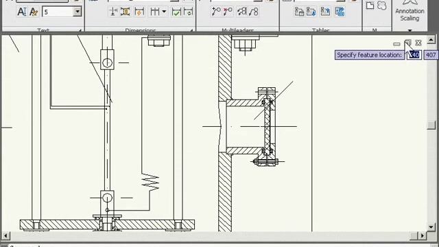 AutoCAD 2009  Урок 39  Простановка ординатных размеров