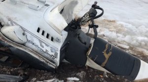 Снегоход Буран по снежному болоту, застрял. Ямаха провалилась под лед. Часть 1