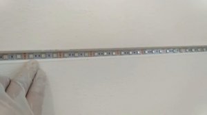 монтаж светодиодов в стену часть 1