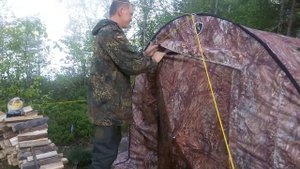 Палатка УП-5 Люкс. Летнее тестирование.