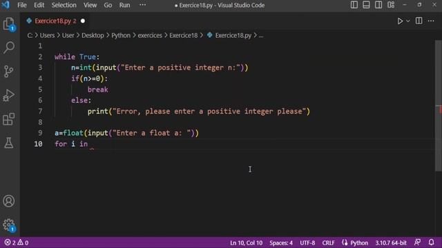 Practice Python : Basic Exercises for Beginners # 018 - Math Sequence 1