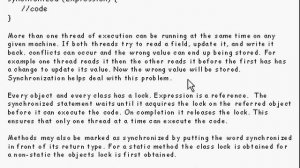 Java Tutorial 16.2 Try assert synchronized Part 2/2
