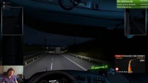 Euro Truck Simulator 2.Multiplayer  Едeм и общаемся