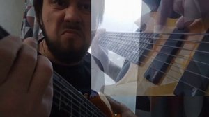 игра на бас-гитаре песни "Иди за мной"