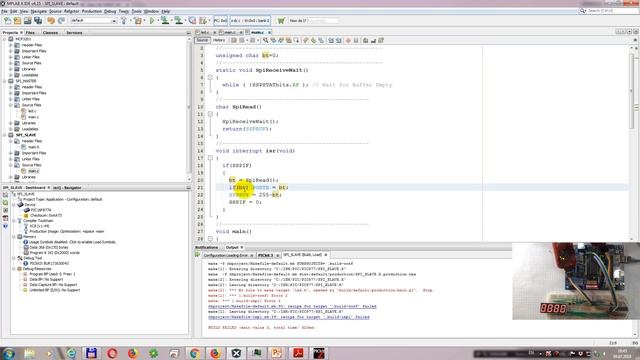 Программирование МК PIC. Урок 18. MSSP. SPI. SLAVE. Соединяем два контроллера. Часть 2 смотреть онлайн