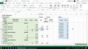 Excel Terapan #1 (Menggunakan rumus IF, IFERROR, LEFT, LEN)