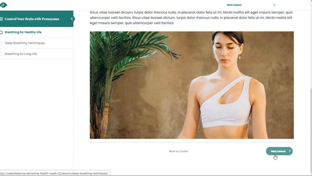 Website template Demo - Health Coach смотреть онлайн