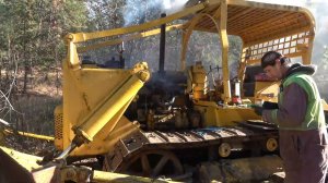 Стоял без дела 5 лет. Запускаем дизельный трактор 1959 года, но что-то пошло не так!