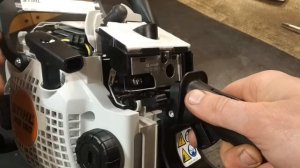 Неможливо заглушити Штиль180 Часта поломка важіля управління Stihl MS Невозможно заглушить бензопил