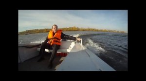 Лодка Квинтрекс 475 с F70 Ямаха без коментариев HD avi