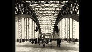 Строительство Большеохтинского моста / Construction of the Bolsheokhtinsky Bridge - 1909-11