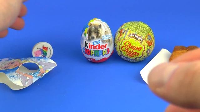 Киндер Сюрпризы Дисней Игрушки и Конфеты Surprise Eggs Peppa Pig Animal Planet Tom  Jerry Juguetes