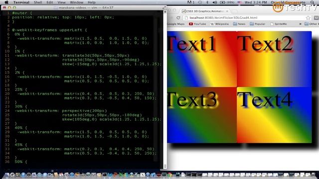 CSS3 3D Graphics and Animation Effects