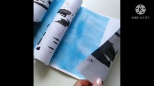 Түрлі түсті қағаз бен картонмен жұмыс