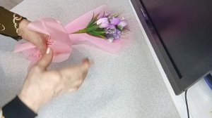 ?Как красиво упаковать букет в крафт бумагу? МК?Мыловарение ?