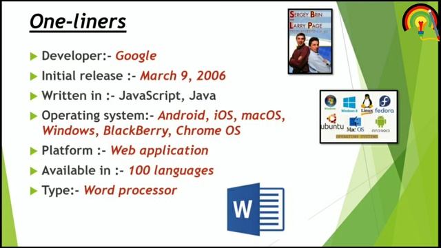 Googledocs in detail |google docs (software)| Use of Google Dosc.