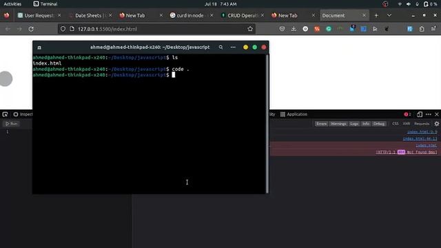 JavaScript Crash Course for Beginners - Part 2: printing hello world | Java script 2
