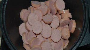 Суп с сосисками и вермишелью