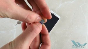 Как вставить SIM-карту в Huawei P smart (XHW.BY)