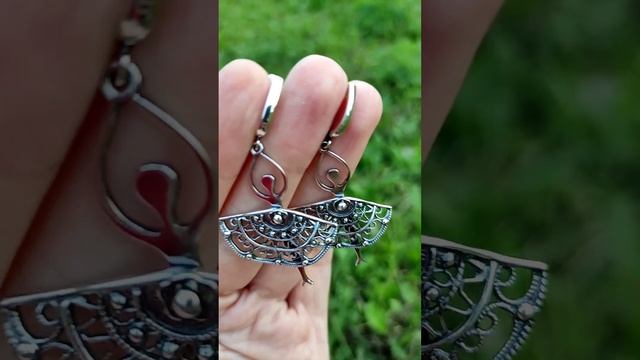 Серебряные серьги