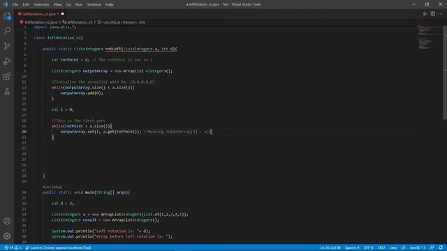 Arrays: Left Rotation HackerRank Solution -Java (Version 2) смотреть онлайн