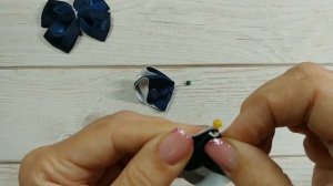 Мини- бантики для самых маленьких?/ Бантики из репсовой ленты 2.5 см