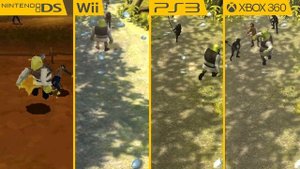 Shrek Forever After (2010) DS vs Wii vs PS3 vs XBOX 360 (Which One is Better?)