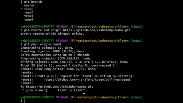 Git Push Command | Git Bash Tutorial | Git Commands | Move Files To Github