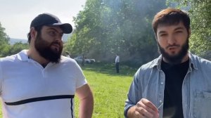 Бараний и говяжий стейк в горах Дагестана. Природа Губдена.