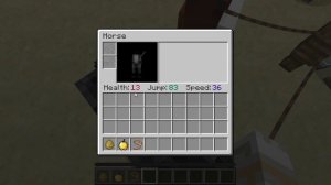 Mod: Horse stats