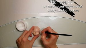 МК Teddy Doll Лепка личика по молду. Самый полный бесплатный курс по созданию куклы Теди-Долл.