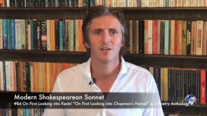 Modern Shakespearean Sonnet 84. On Keats' "On First Looking into Chapman's Homer", by Andrew Barker