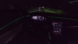 2021 Audi S8 | night POV test drive