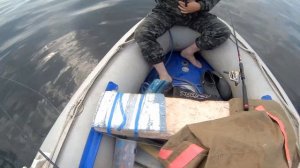 Камское водохранилище. День 2. Попали на крупных окуней.