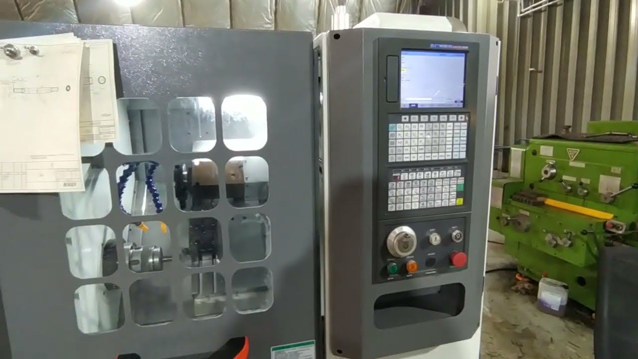 Как Я настраивал токарный станок для BergerGroup стойка GSK смотреть онлайн