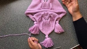 Анонс. Шарфик «Совушка» спицами