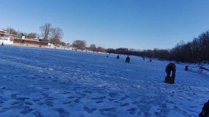 "Зимняя прогулка в Павловском затоне", 08.01.2022, рыбалка на реке Дон.