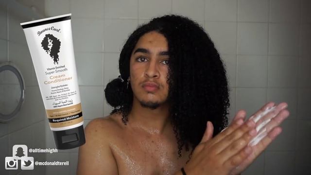 BOUNCE CURL REVIEW ON WASH DAY! | Shampoo, conditioner, and microfiber towel. смотреть онлайн