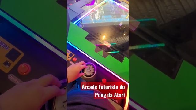 Arcade Futurista do Pong da Atari