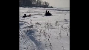 Покатушки на снегоходе BRP lynx yeti pro 550