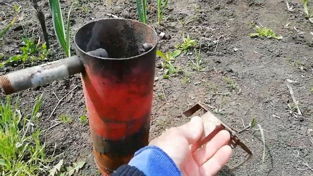 Каптильня холодного копчения из металлических бочек своими руками. Коптим сало на даче.