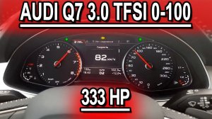 Audi Q7 3.0 TFSI 2016 acceleration 0-100