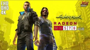 Cyberpunk 2077 on RX 570 4GB 1080p, 1440p, 2160p benchmarks!