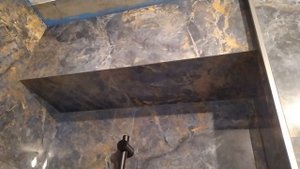 Ремонт ванной в студии.