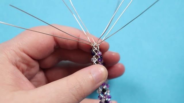 Beaded 4 strand braid wirework earrings смотреть онлайн