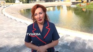 Зону отдыха у Георгиевского храма в городе Дедовске, включая пруд, благоустроили