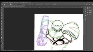 Drawing the Space Bounty Hunter (Metroid)